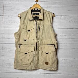 Eddie Bauer Vest Mens Size Medium Vintage Utility Fishing Gorpcore Outdoor